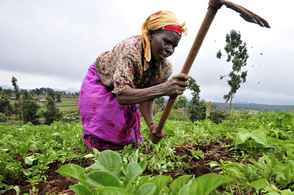 female farmer climate change frontline