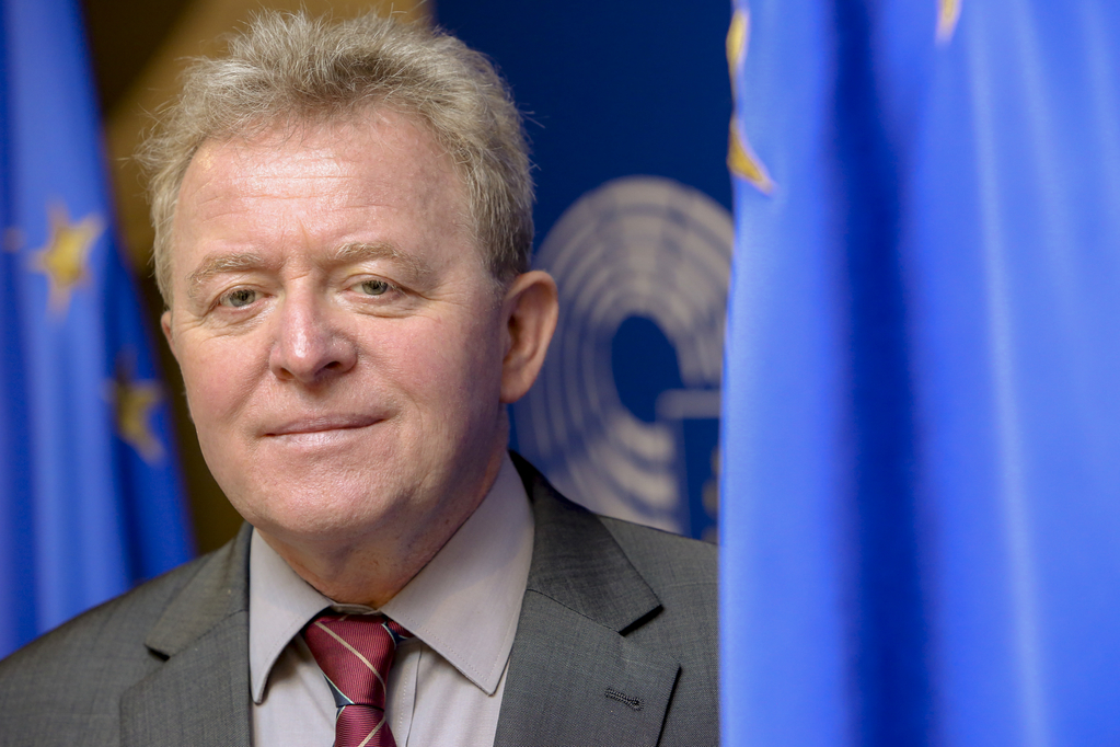 Janus WOJCIECHOWSKI in the European parliament Photo: Alexis HAULOT / EU