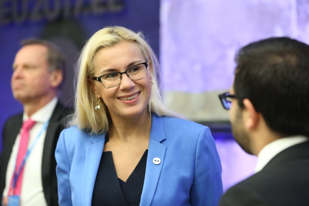Kadri Simson as Minister of Economic Affairs and Infrastructure in Estonia Photo: Annika Haas (EU2017EE)