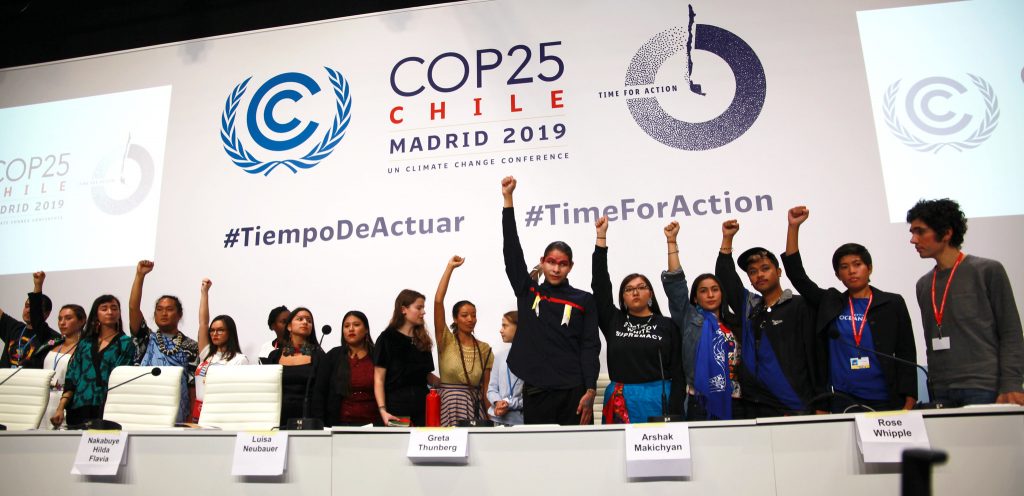 Greta Press Conference COP25 Photo: UNclimatechange