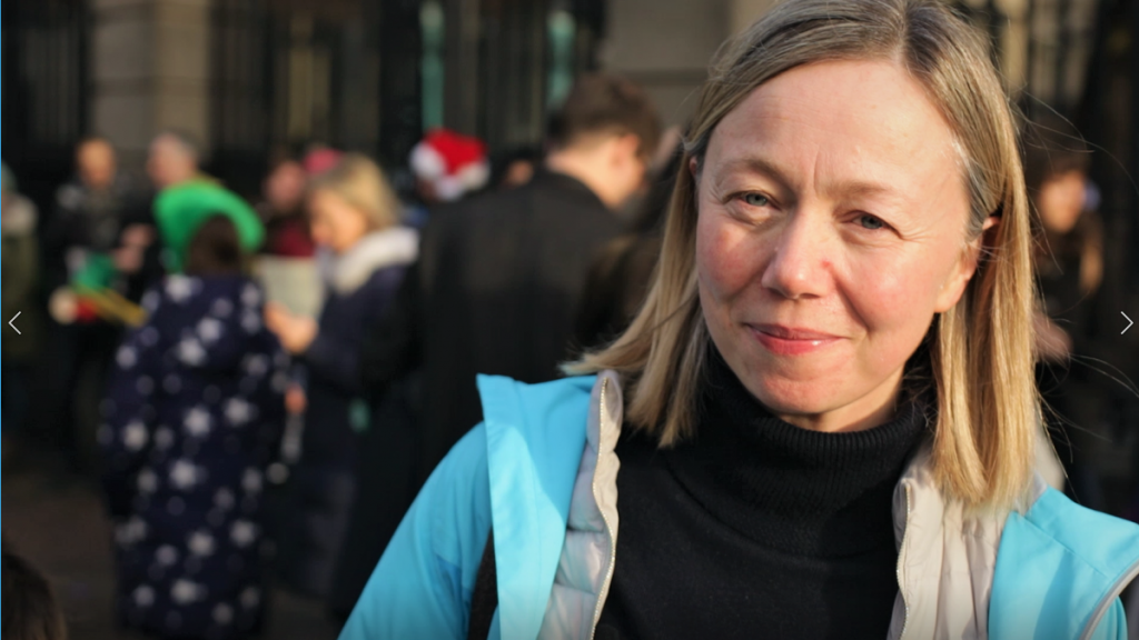 Lorna Gold at Fridays4Future strike Photo: Niall Sargent
