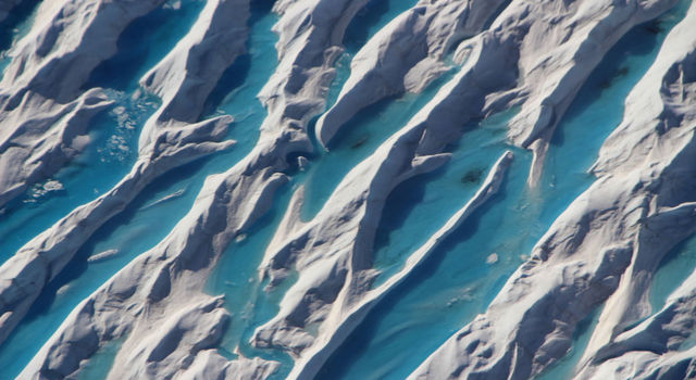 slide 2 - Crevasses in southern Greenland
